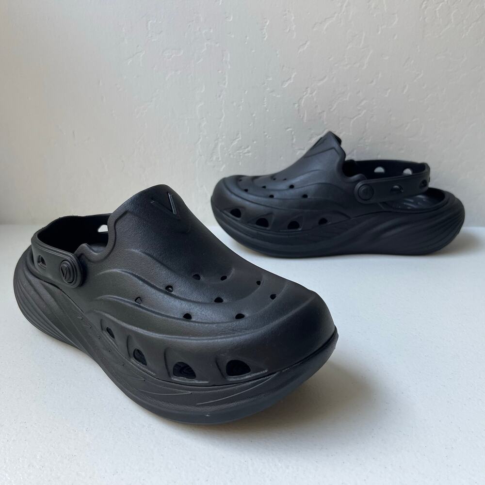 Vionic Wave RX Recovery Clogs Unisex W6/M4 Black Comfort Orthotic Minimalist NEW